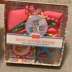 Mudpie Monthly Milestone Headband Set 🎀